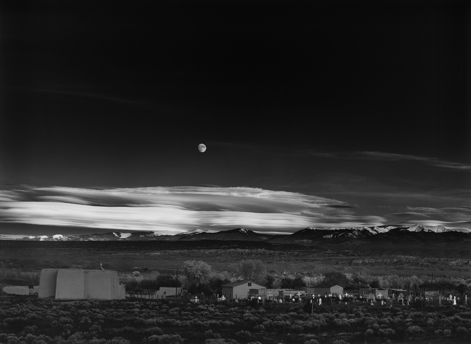 Ansel-Adams-Moonrise-Hernandez-New-Mexico-1941